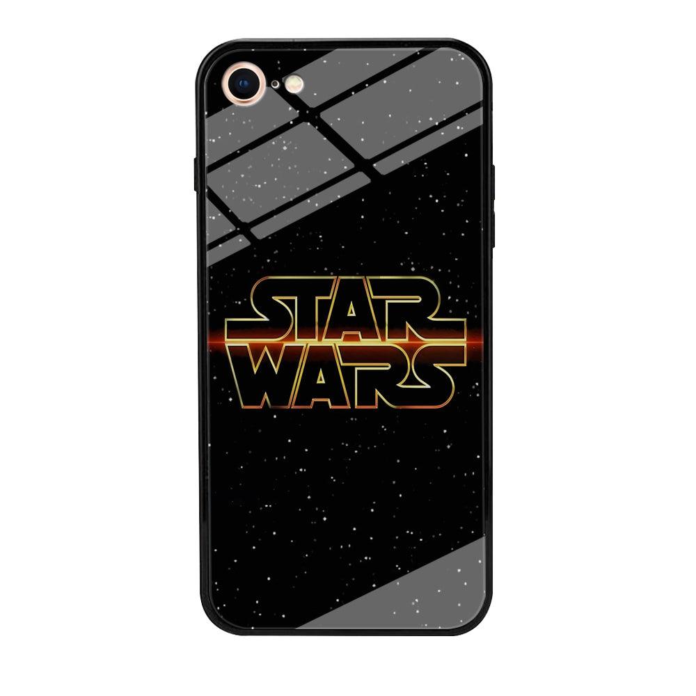 Star Wars Space Sparkly iPhone 7 Case-Tempered Glass Case-Xtracase