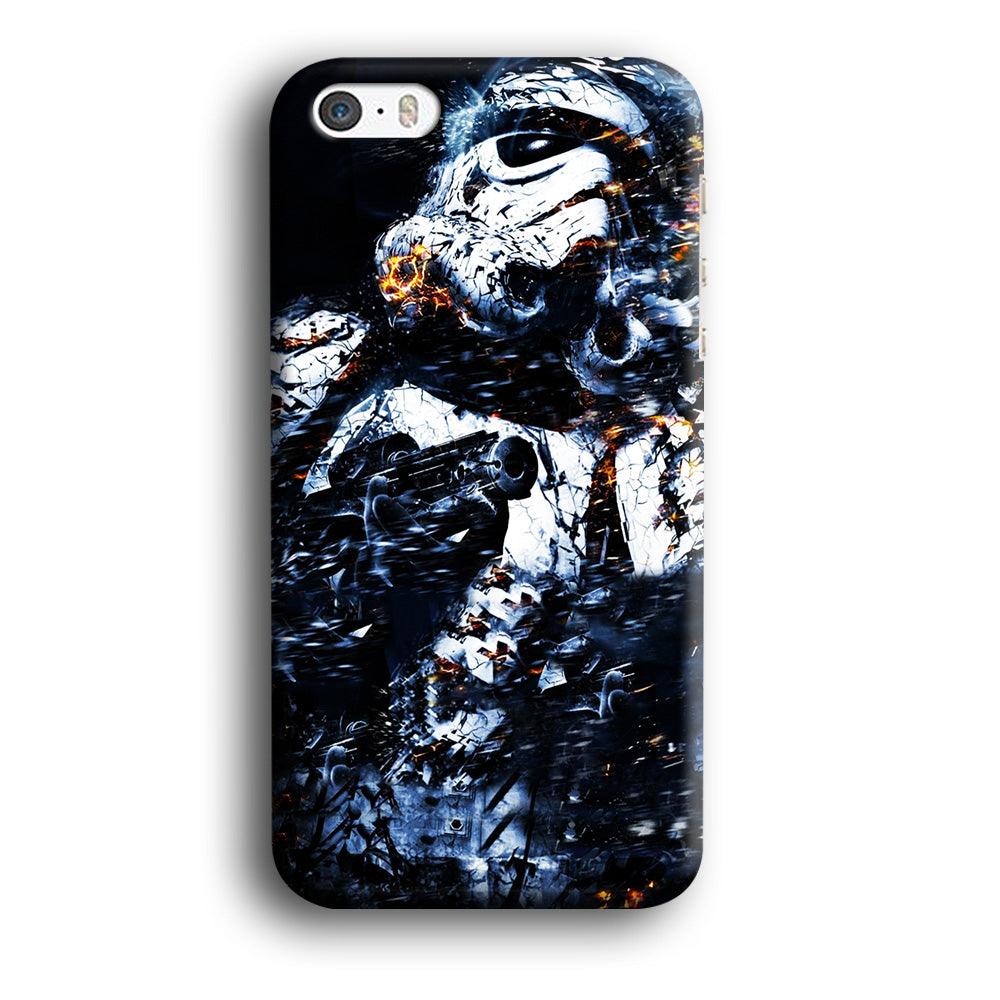 Star Wars Stormtrooper Abstract iPhone 5 | 5s Case-Plastic / Full Wrap (3D Case)-Xtracase