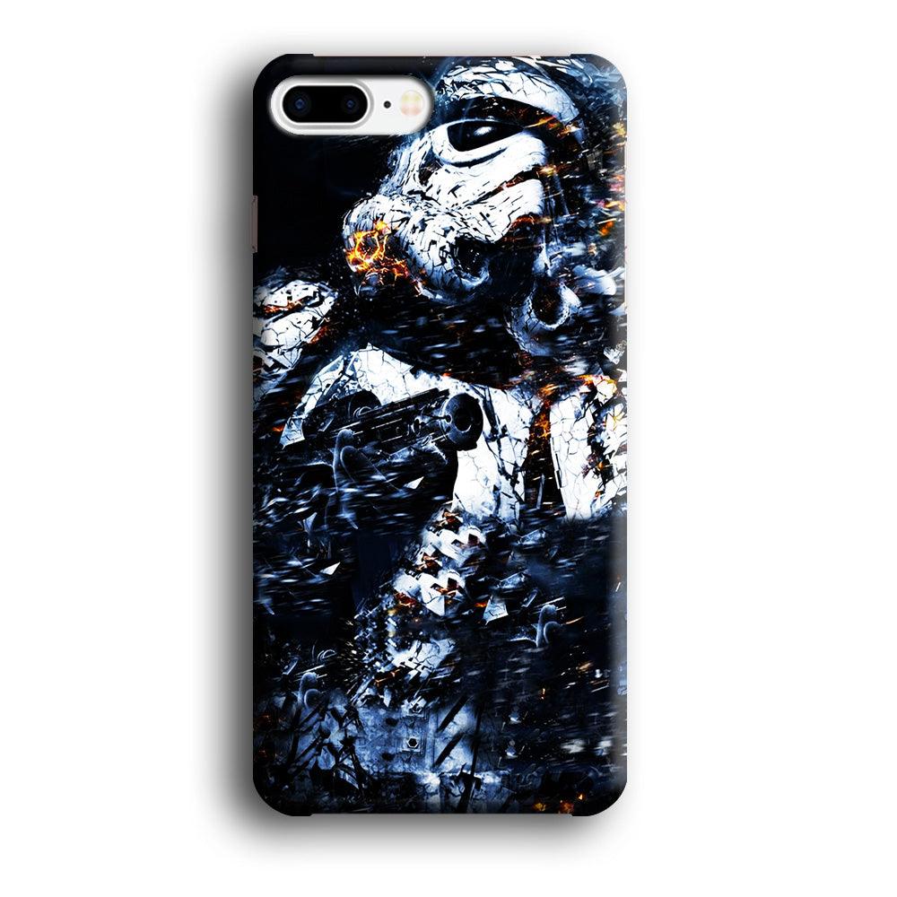 Star Wars Stormtrooper Abstract iPhone 7 Plus Case-Plastic / Full Wrap (3D Case)-Xtracase