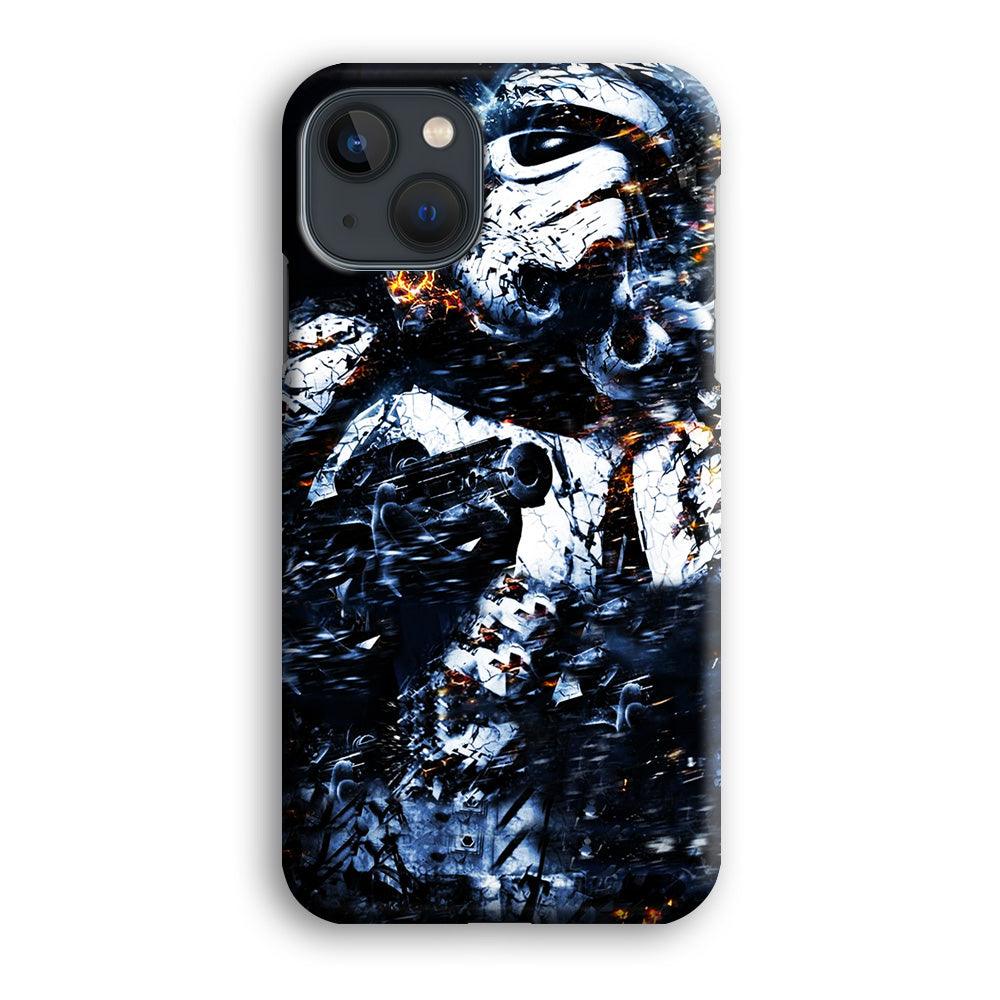 Star Wars Stormtrooper Abstract iPhone 13 Mini Case-Plastic / Full Wrap (3D Case)-Xtracase