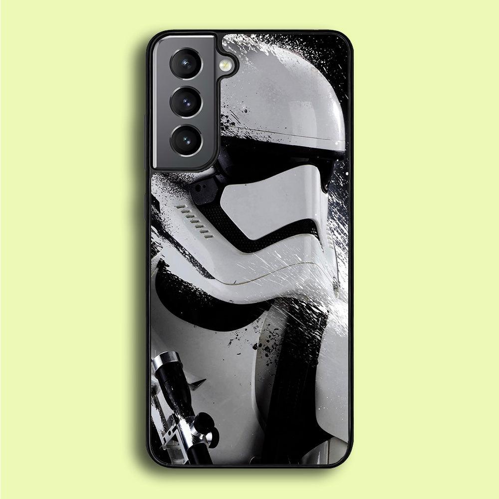 Star Wars Stormtrooper Painting Samsung Galaxy A16 Case-Rubber / Black (2D Case)-Xtracase