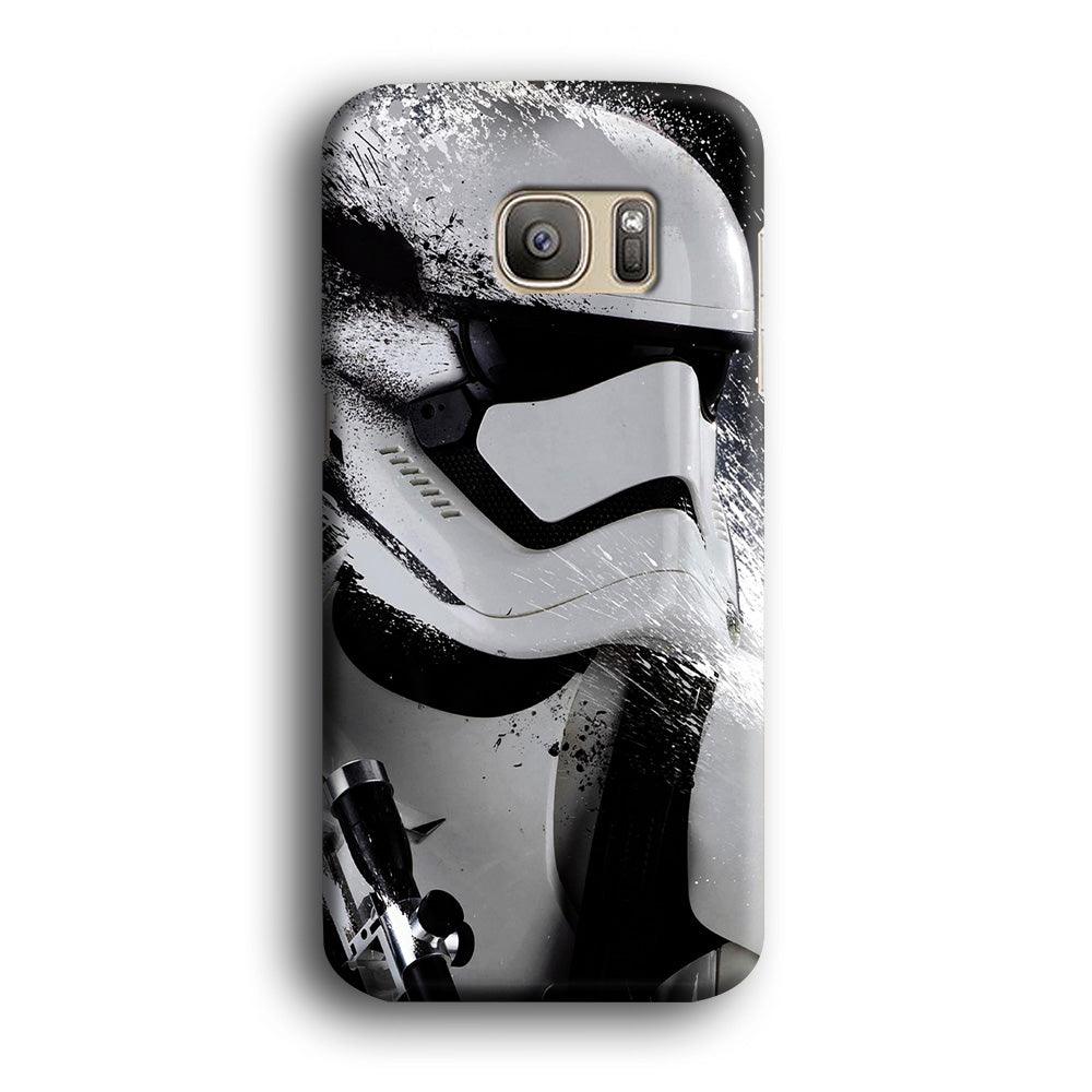 Star Wars Stormtrooper Painting Samsung Galaxy S7 Edge Case-Plastic / Full Wrap (3D Case)-Xtracase