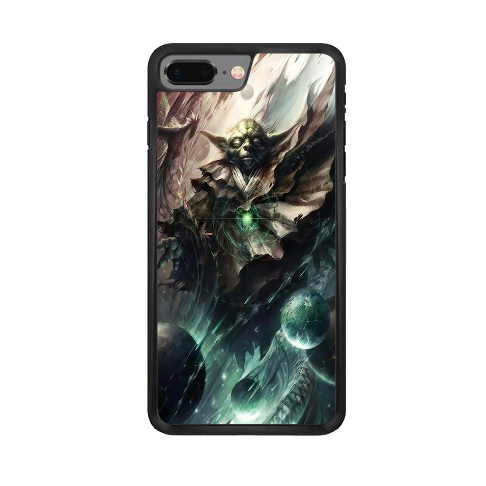 Star Wars Yoda iPhone 7 Plus Case-Tempered Glass Case-Xtracase