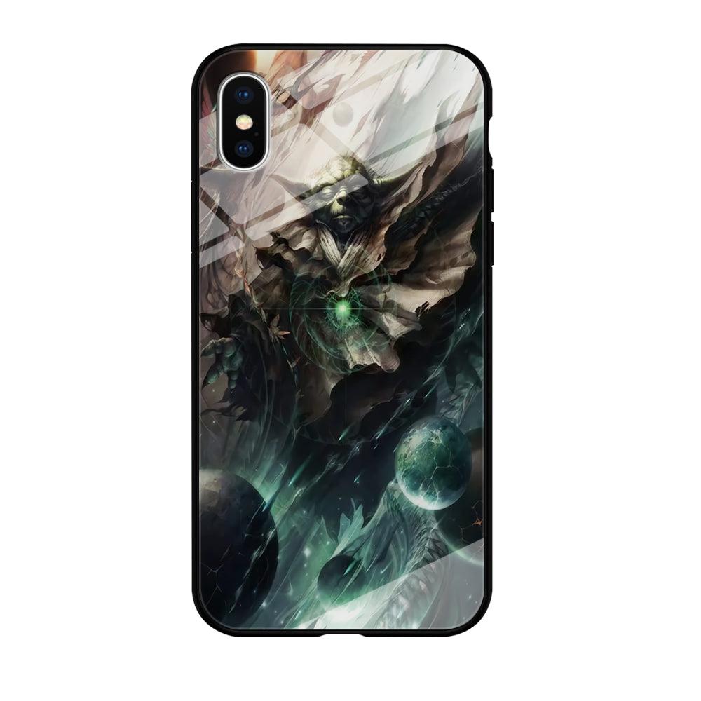 Star Wars Yoda iPhone X Case-Tempered Glass Case-Xtracase