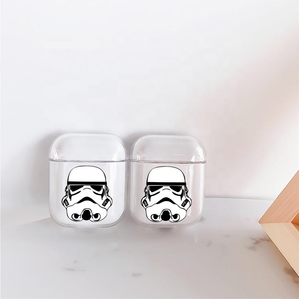 Star Wars Head Stormtrooper Protective Clear Case Cover For Apple Airpods-Xtracase