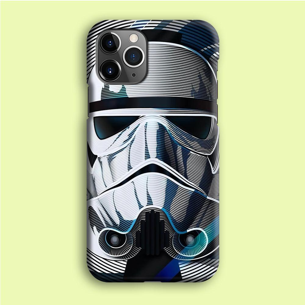 Stormtrooper Face Star Wars iPhone 12 Pro Max Case-Plastic / Full Wrap (3D Case)-Xtracase