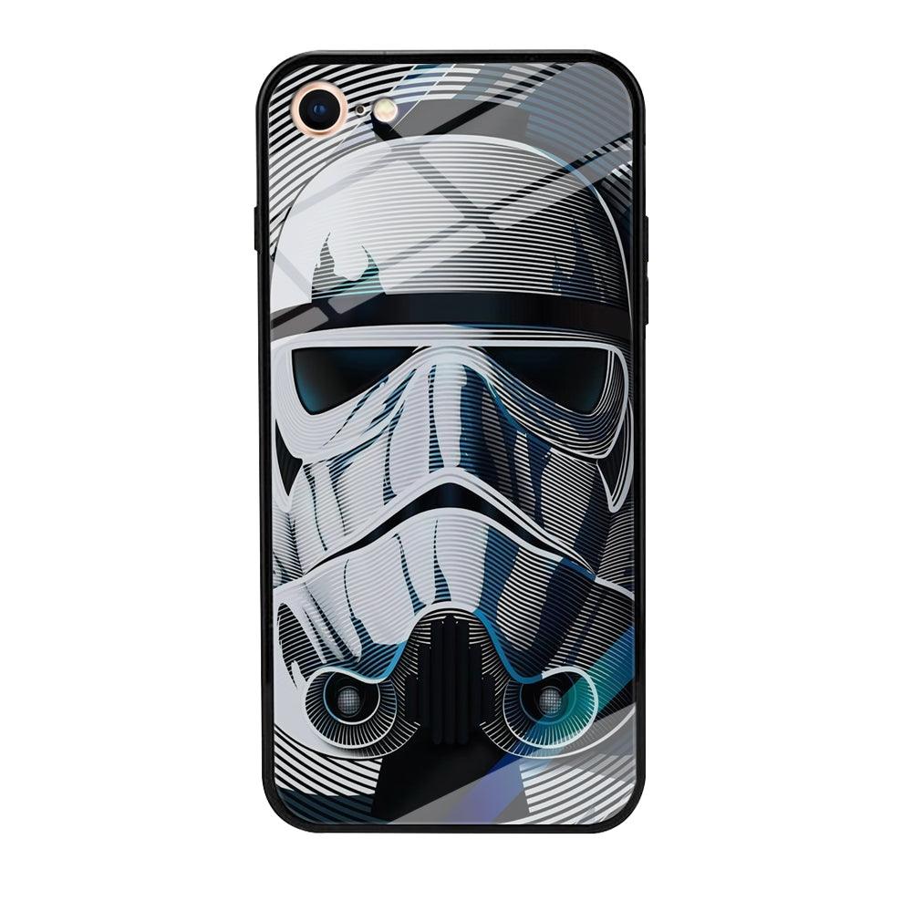 Stormtrooper Face Star Wars iPhone 7 Case-Tempered Glass Case-Xtracase