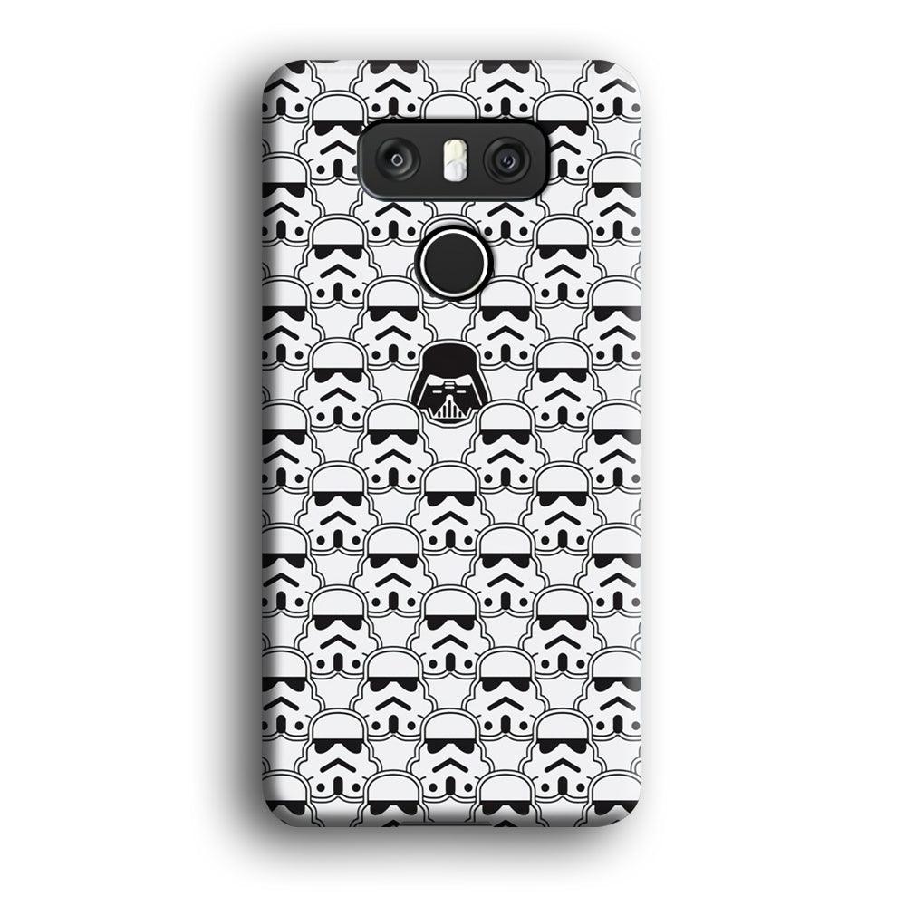 Stormtrooper Face Pattern Star Wars LG G6 3D Case-Xtracase