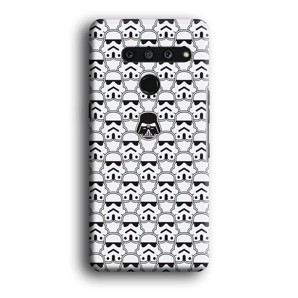 Stormtrooper Face Pattern Star WarsLG V50 3D Case-Xtracase
