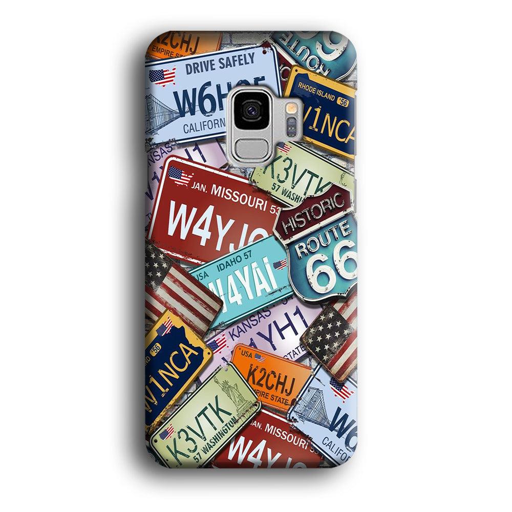 Street Signs USA Samsung Galaxy S9 3D Case-Xtracase