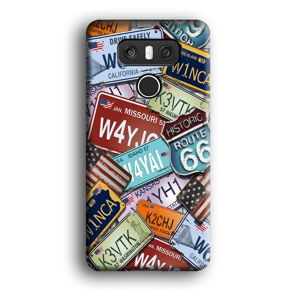 Street Signs USA LG G6 3D Case-Xtracase