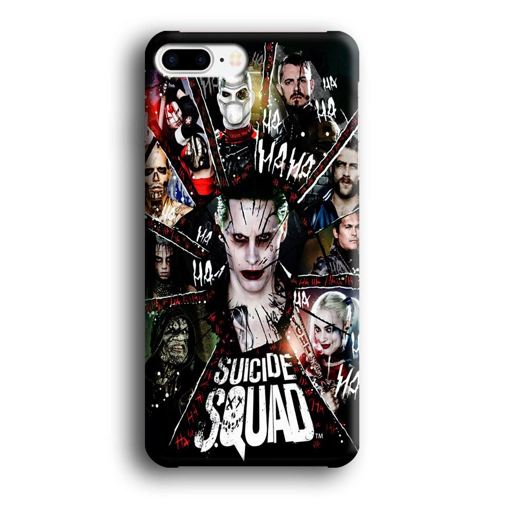 Suicide Squad Character iPhone 8 Plus Case-Plastic / Full Wrap (3D Case)-Xtracase