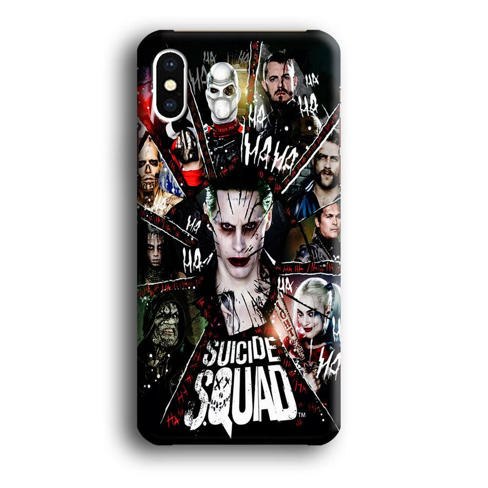 Suicide Squad Character iPhone X Case-Plastic / Full Wrap (3D Case)-Xtracase