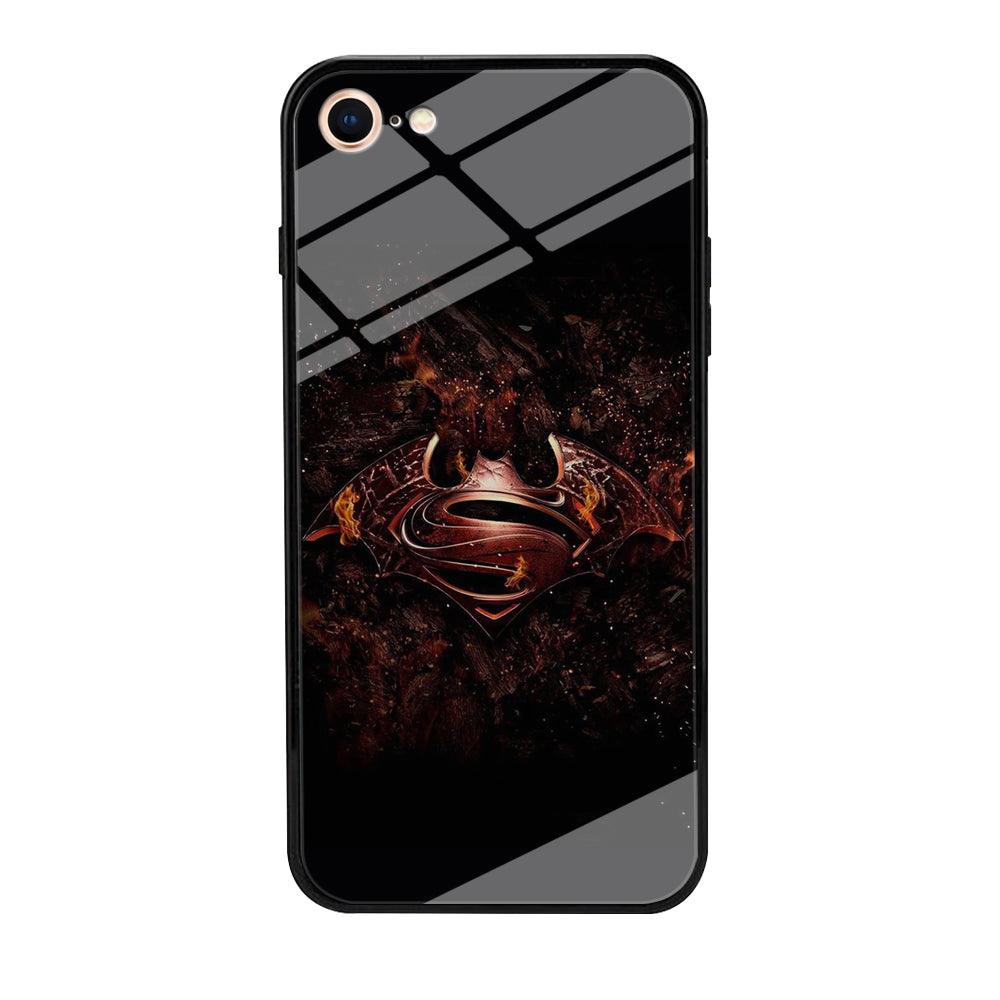 Superman 003 iPhone 8 Case-Tempered Glass Case-Xtracase