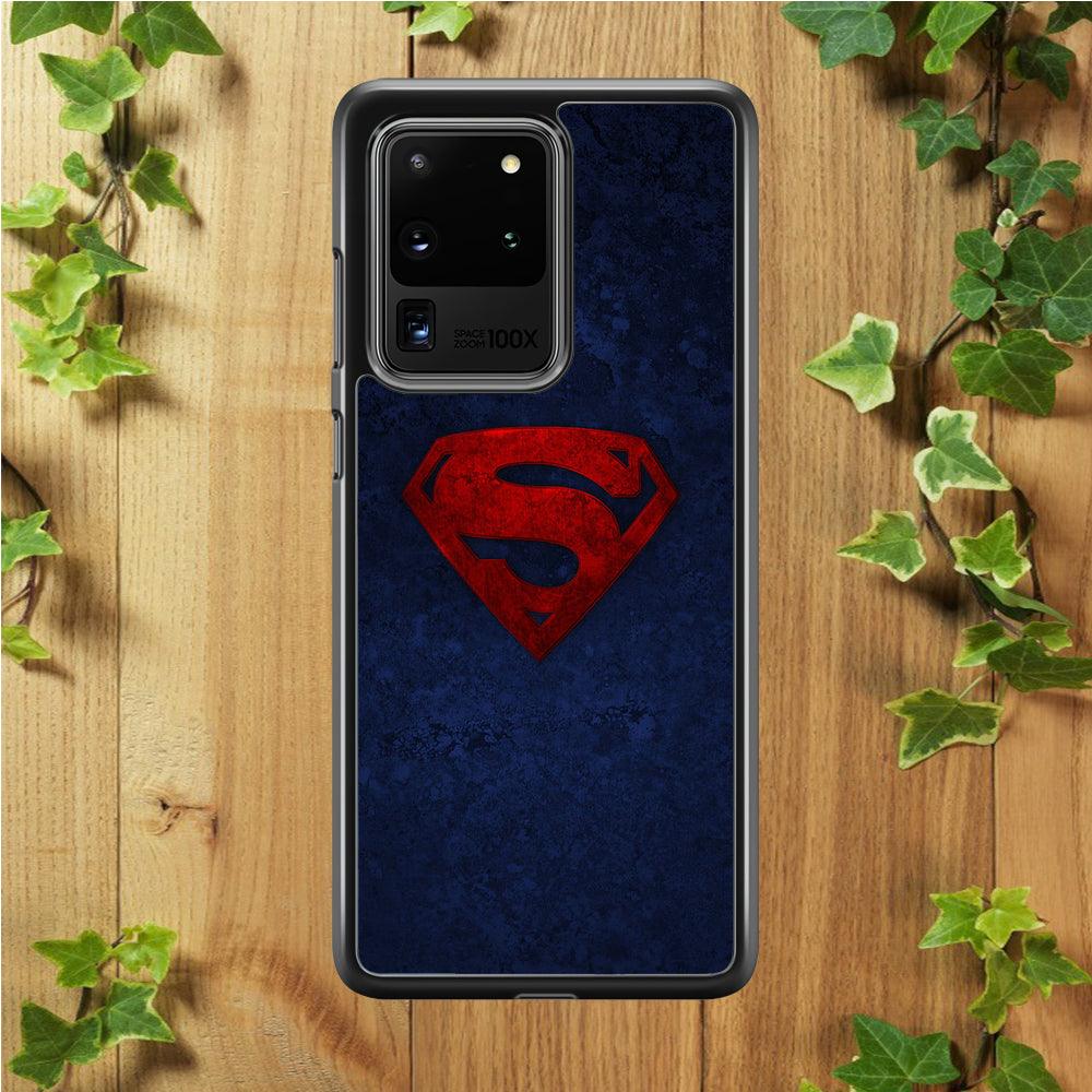 Superman Logo Samsung Galaxy S20 Ultra Case-Plastic / Full Wrap (3D Case)-Xtracase