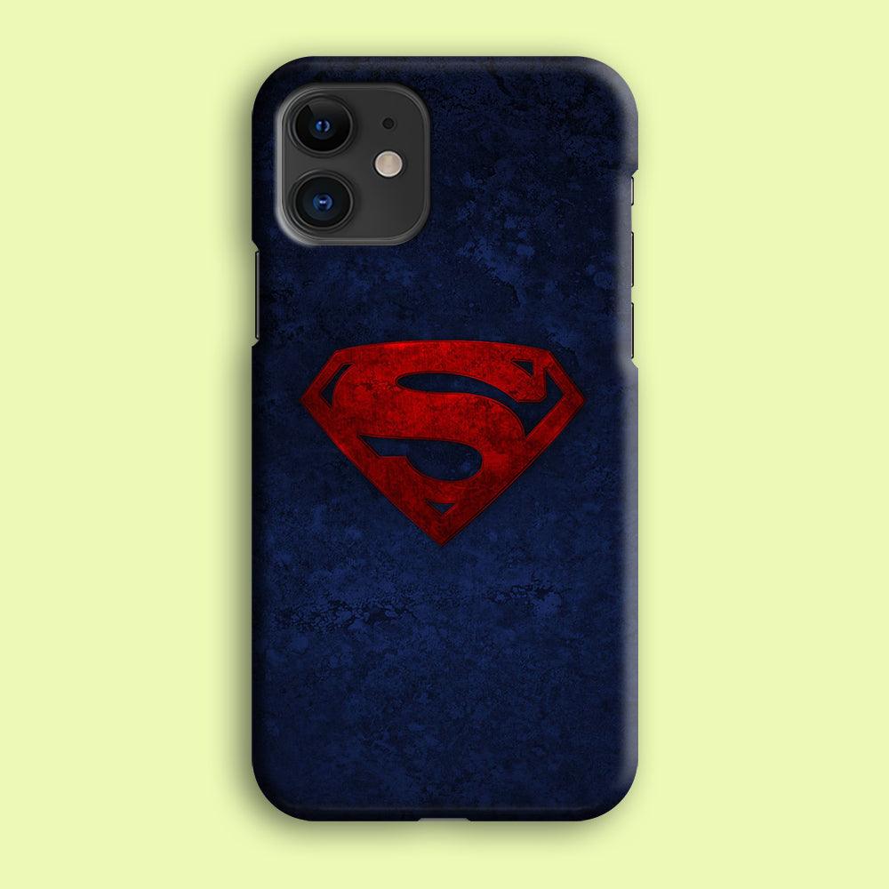 Superman Logo iPhone 12 Mini Case-Plastic / Full Wrap (3D Case)-Xtracase