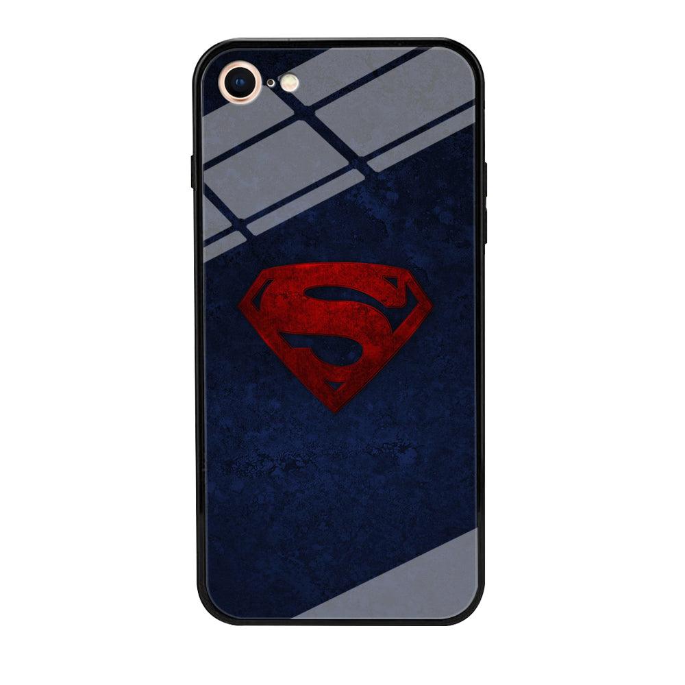 Superman Logo iPhone 7 Case-Tempered Glass Case-Xtracase