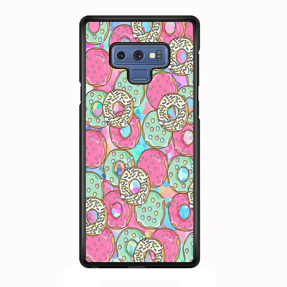 Sweet Donuts Pattern 002 Samsung Galaxy Note 9 Case-Plastic / Full Wrap (3D Case)-Xtracase
