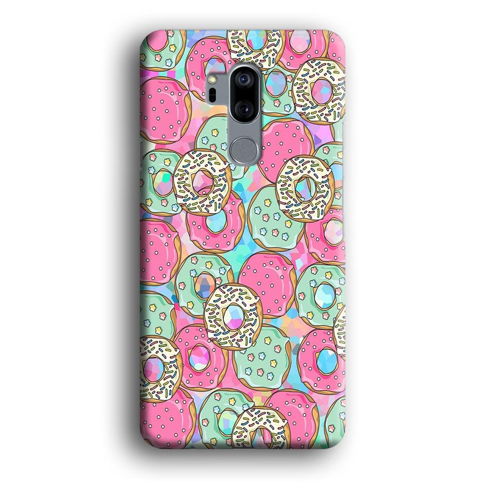 Sweet Donuts Pattern 002 LG G7 ThinQ 3D Case-Xtracase