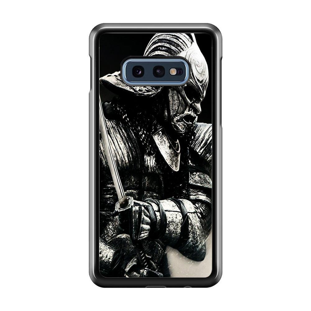 The Dark Samurai Samsung Galaxy S10E Case-Rubber / Black (2D Case)-Xtracase