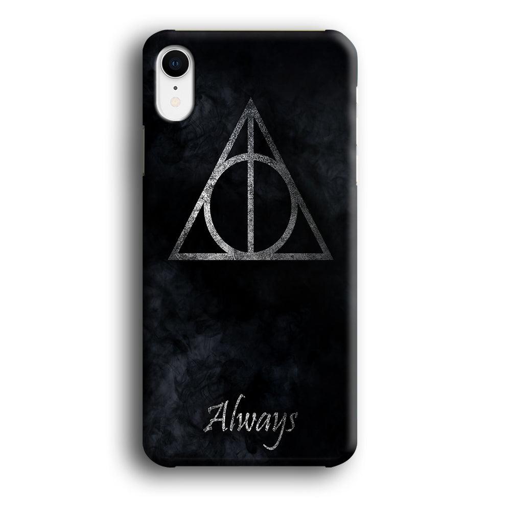 The Deathly Hallows Symbol Always iPhone XR 3D Case-Xtracase