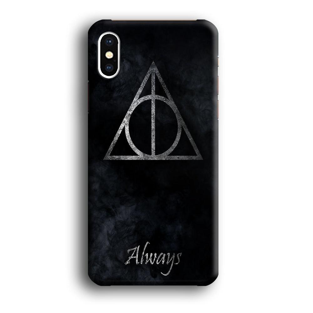 The Deathly Hallows Symbol Always iPhone Xs Max 3D Case-Xtracase