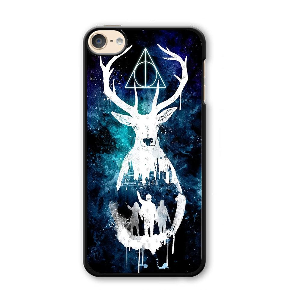 The Deathly Hallows Symbol Deer iPod Touch 6 Case-Plastic / Full Wrap (3D Case)-Xtracase