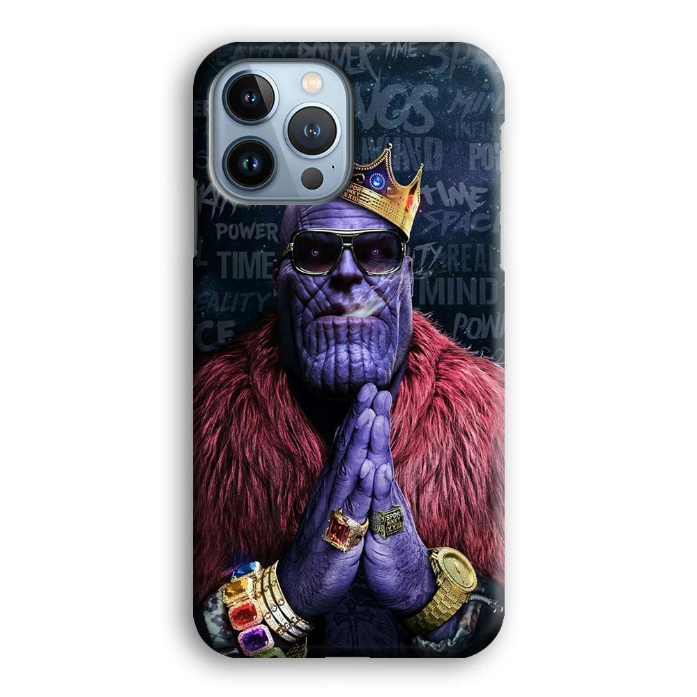 The King Thanos iPhone 13 Pro Case-Plastic / Full Wrap (3D Case)-Xtracase