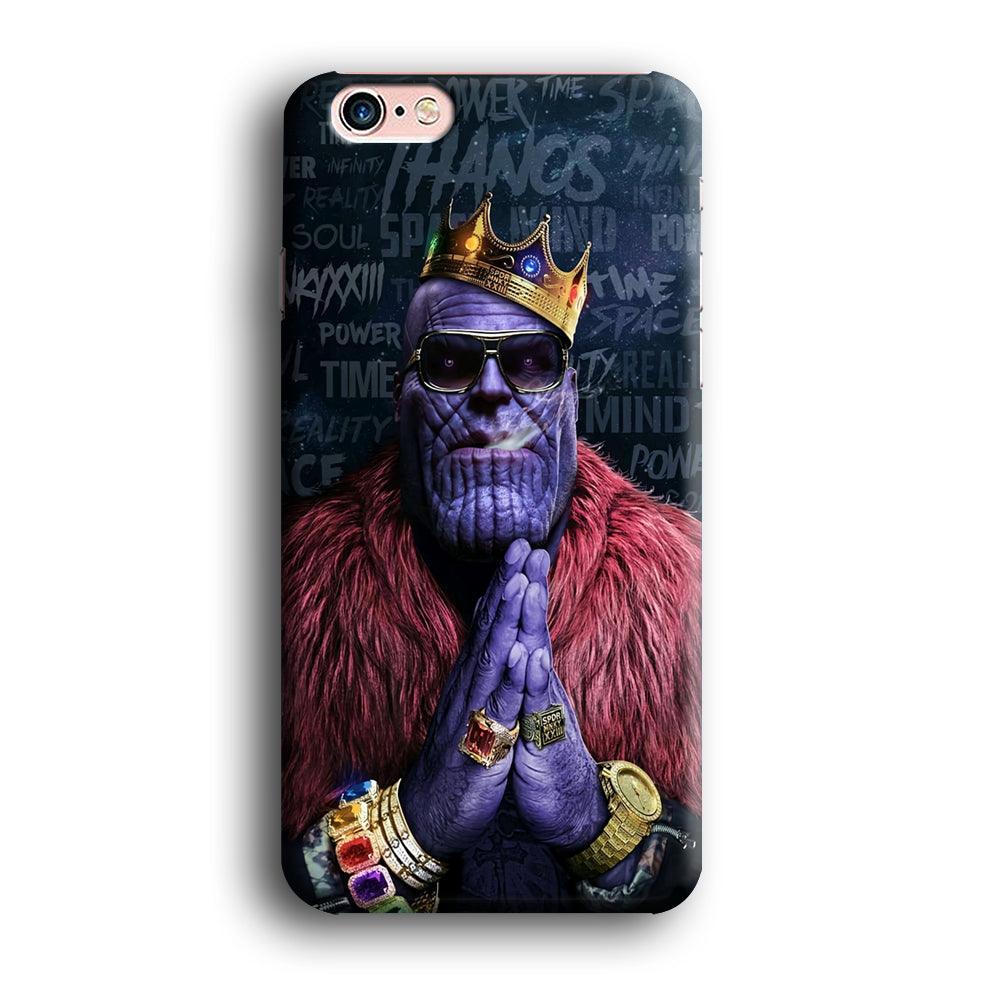 The King Thanos iPhone 6 | 6s Case-Plastic / Full Wrap (3D Case)-Xtracase