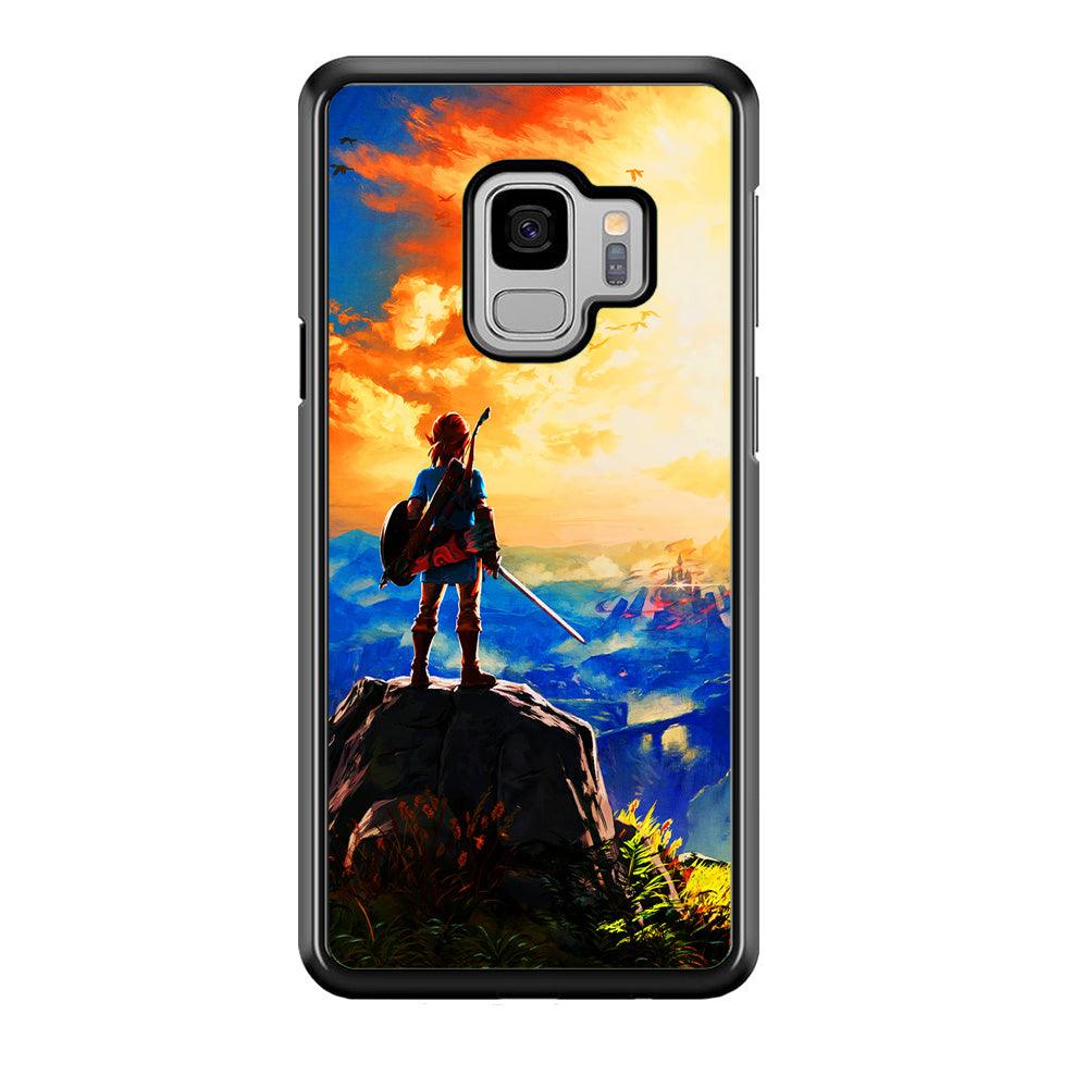 The Legend of Zelda Painting Samsung Galaxy S9 Case-Rubber / Black (2D Case)-Xtracase