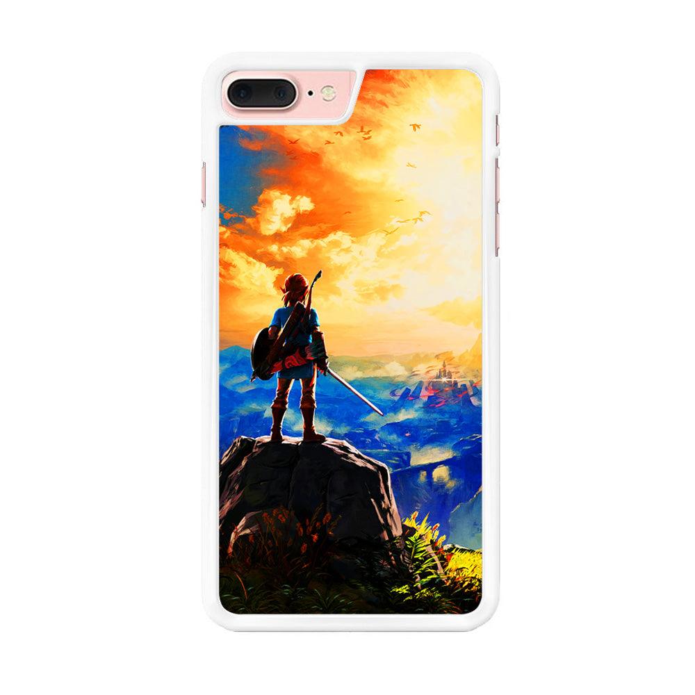 The Legend of Zelda Painting iPhone 7 Plus Case-Rubber / White (2D Case)-Xtracase
