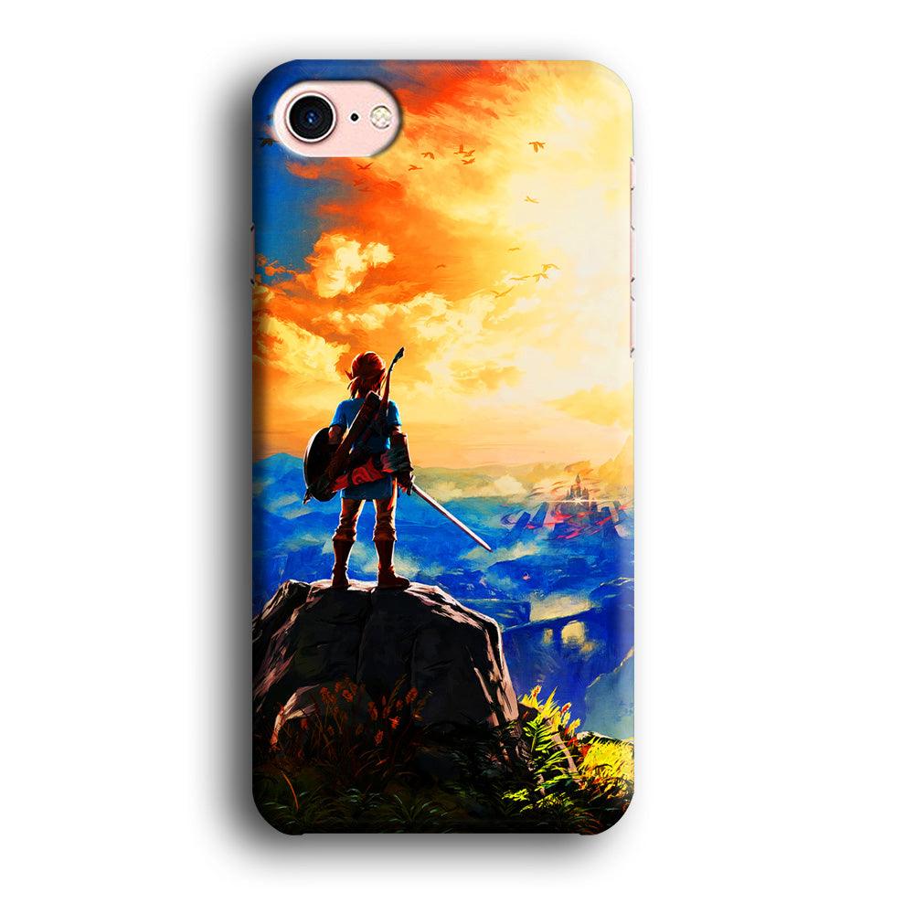 The Legend of Zelda Painting iPhone 8 Case-Plastic / Full Wrap (3D Case)-Xtracase
