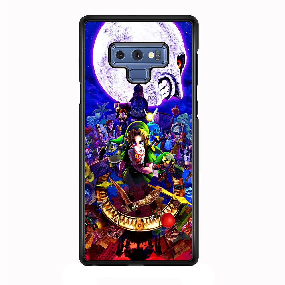 The Legend of Zelda Poster Samsung Galaxy Note 9 Case-Rubber / Black (2D Case)-Xtracase