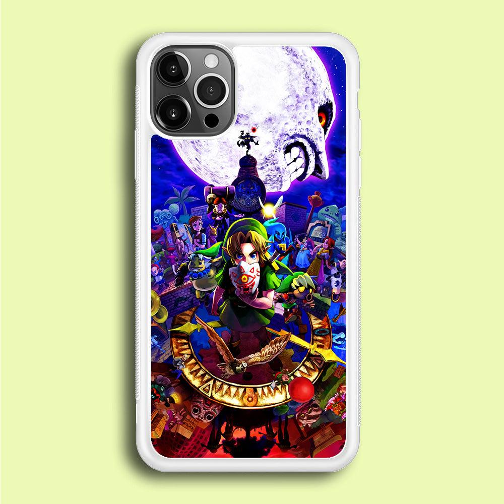 The Legend of Zelda Poster iPhone 12 Pro Case-Rubber / White (2D Case)-Xtracase