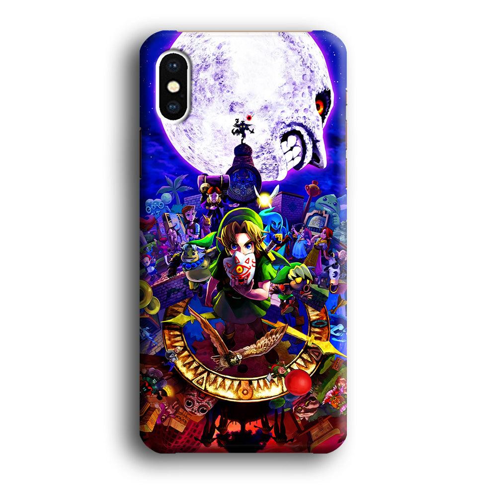 The Legend of Zelda Poster iPhone X Case-Plastic / Full Wrap (3D Case)-Xtracase
