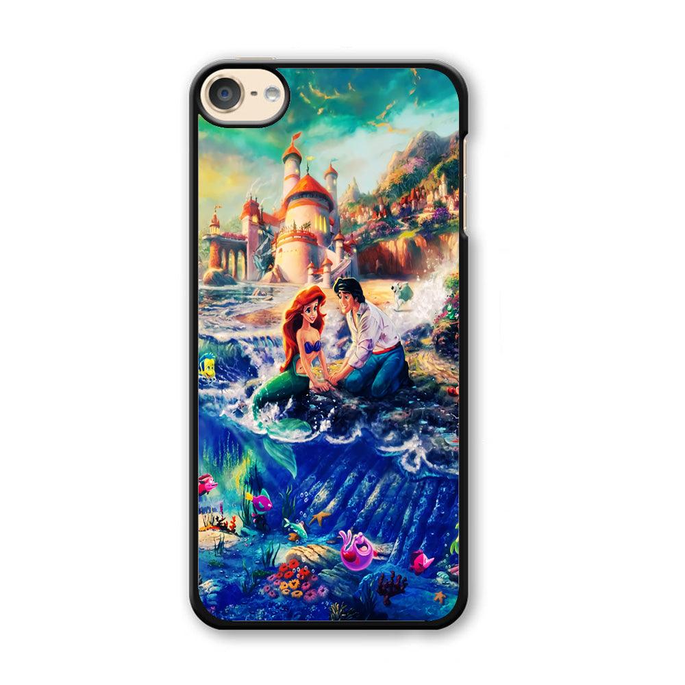 The Little Mermaid iPod Touch 6 Case-Plastic / Black (2D Case)-Xtracase