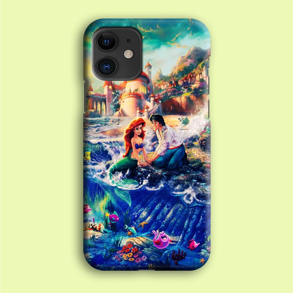 The Little Mermaid iPhone 12 Case-Plastic / Full Wrap (3D Case)-Xtracase