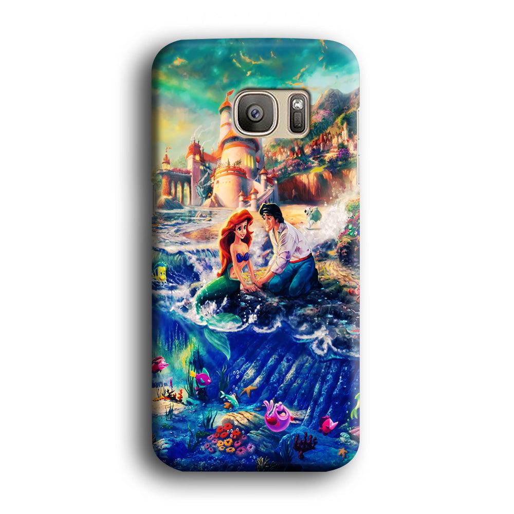 The Little Mermaid Samsung Galaxy S7 Edge Case-Plastic / Full Wrap (3D Case)-Xtracase