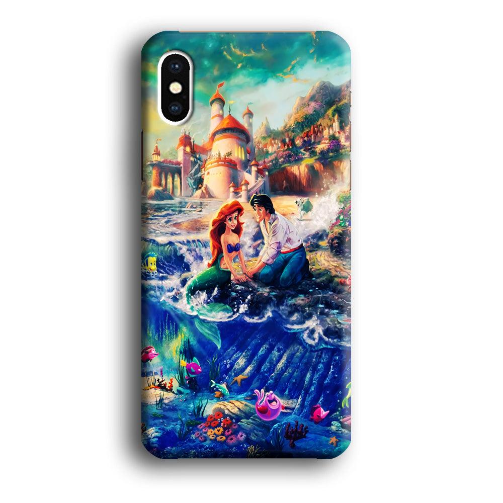 The Little Mermaid iPhone Xs Max Case-Plastic / Full Wrap (3D Case)-Xtracase