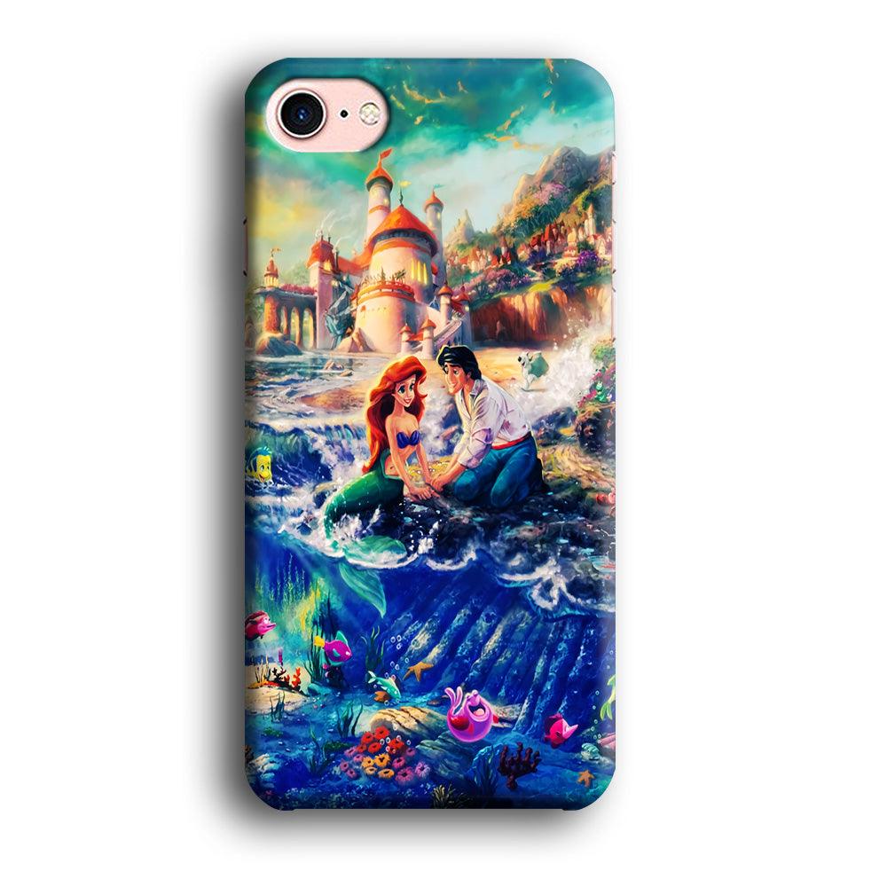 The Little Mermaid iPhone 8 Case-Plastic / Full Wrap (3D Case)-Xtracase