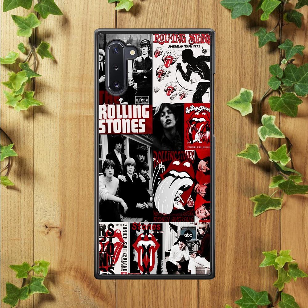 The Rolling Stones Collage Samsung Galaxy Note 10 Case-Plastic / Full Wrap (3D Case)-Xtracase