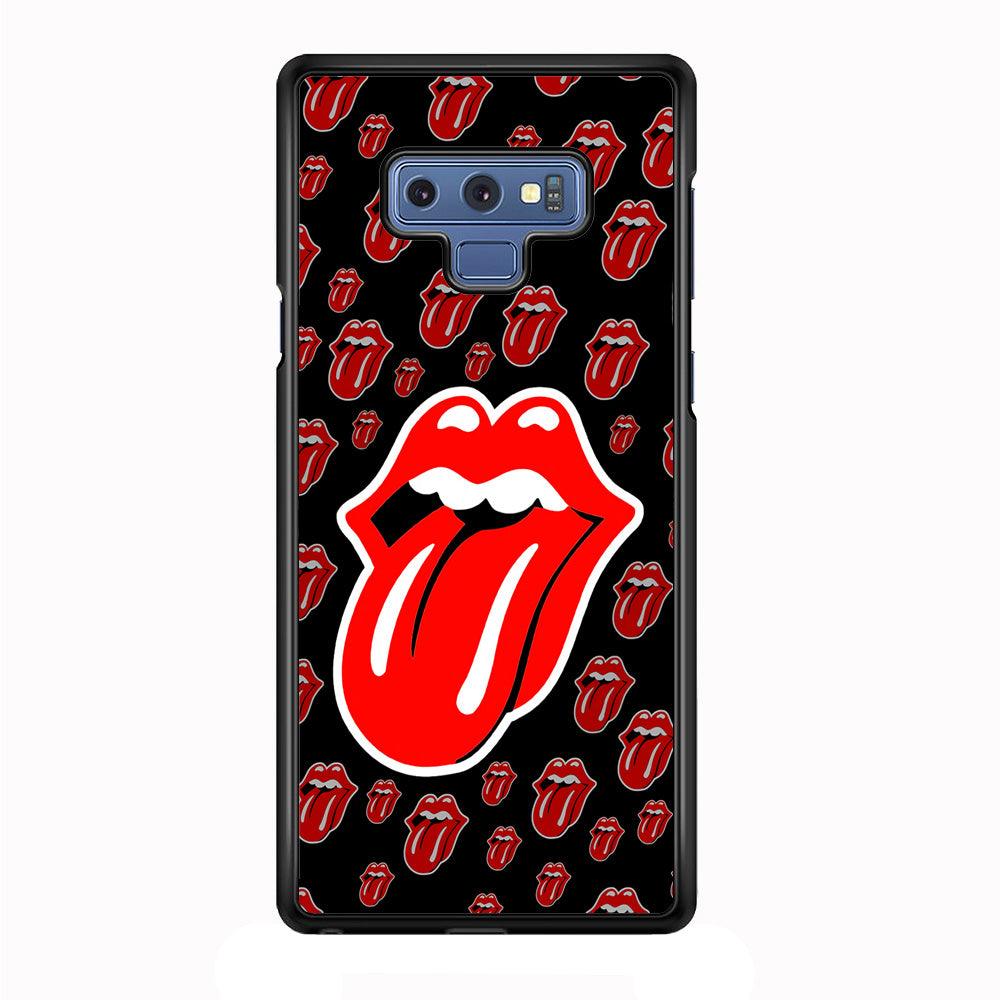 The Rolling Stones Logo Samsung Galaxy Note 9 Case-Plastic / Full Wrap (3D Case)-Xtracase