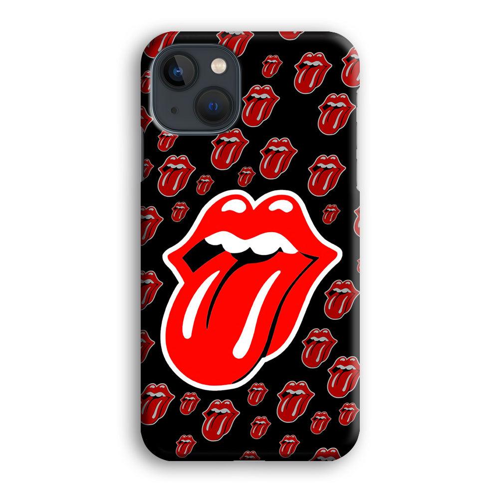 The Rolling Stones Logo iPhone 13 Pro Case-Plastic / Full Wrap (3D Case)-Xtracase