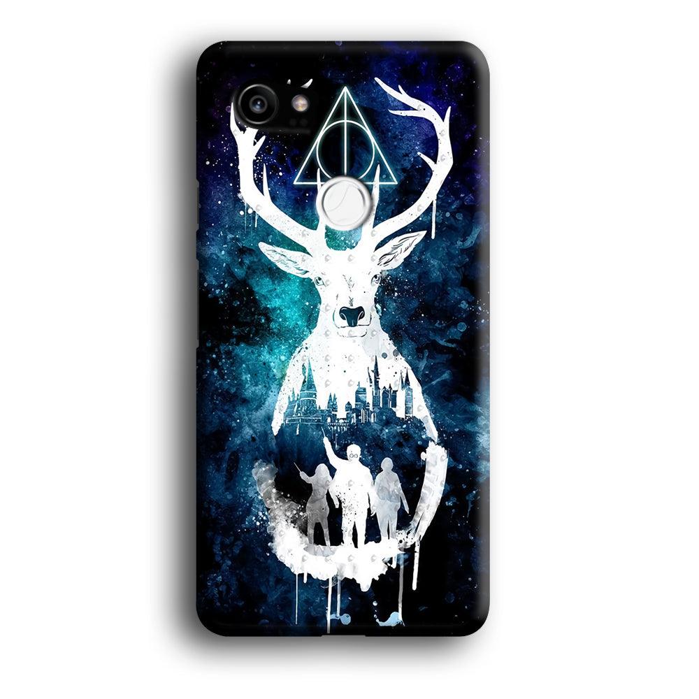 The Deathly Hallows Symbol Deer Google Pixel 2 XL 3D Case-Xtracase