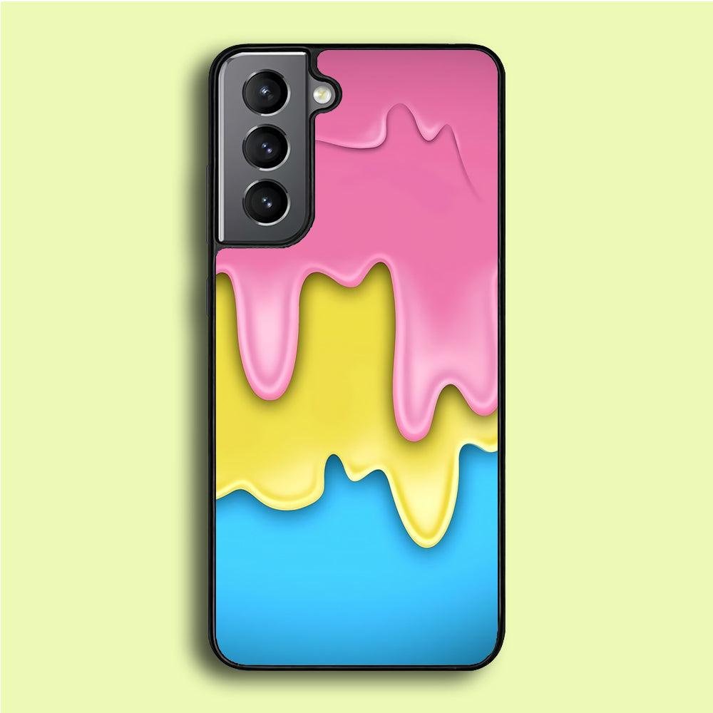 Three Cream Melts Samsung Galaxy A16 Case-Plastic / Full Wrap (3D Case)-Xtracase