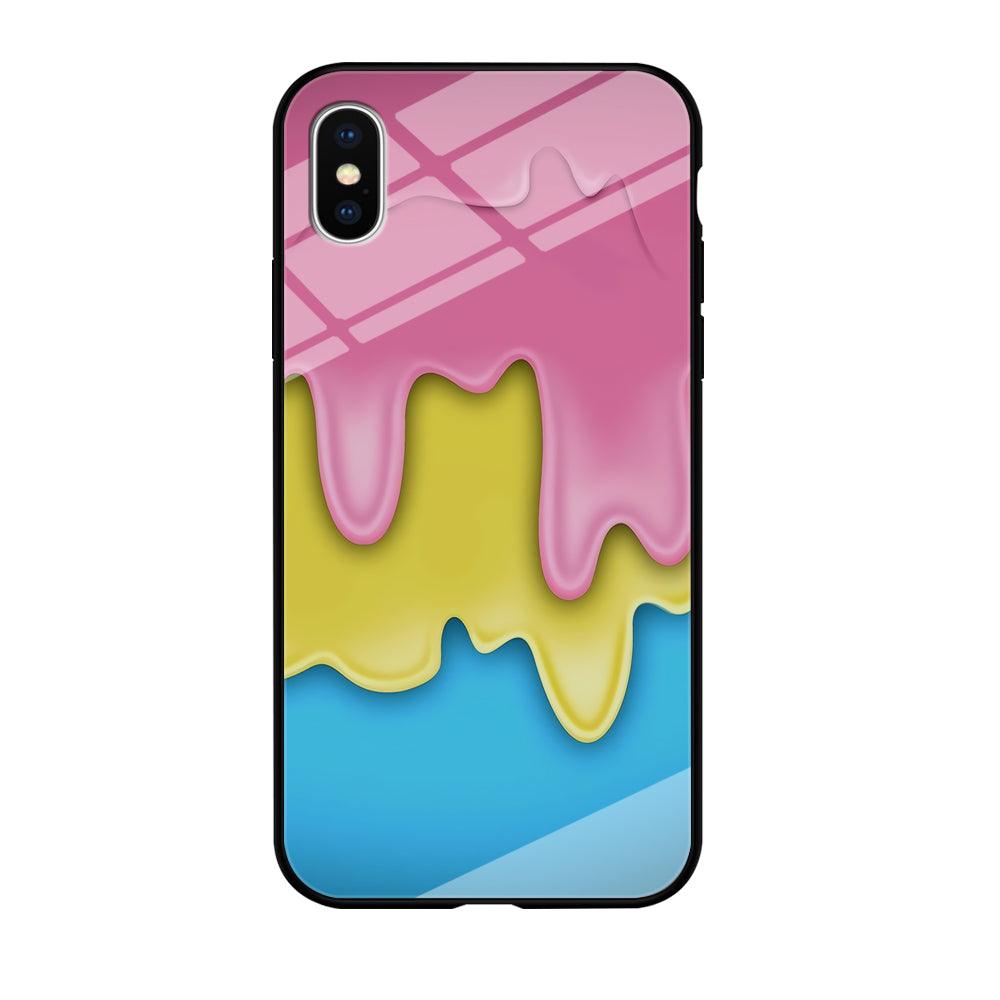 Three Cream Melts iPhone Xs Max Case-Tempered Glass Case-Xtracase