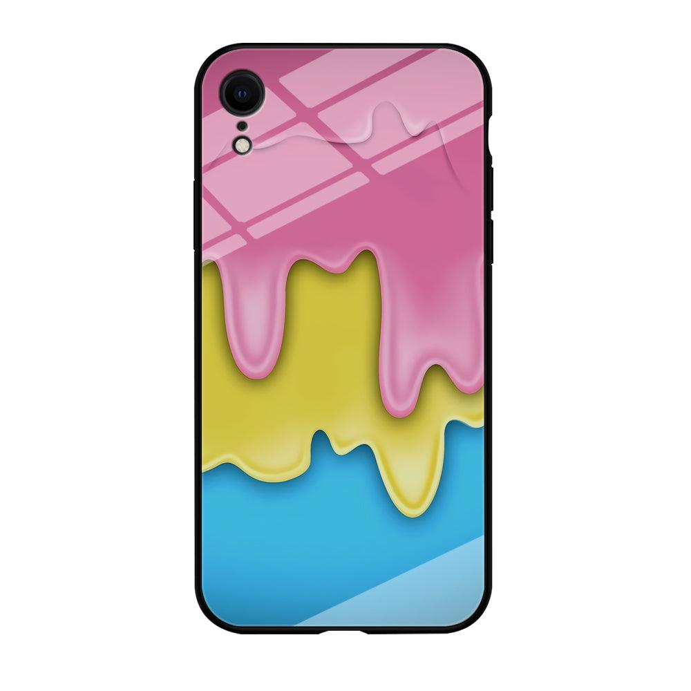 Three Cream Melts iPhone XR Case-Tempered Glass Case-Xtracase