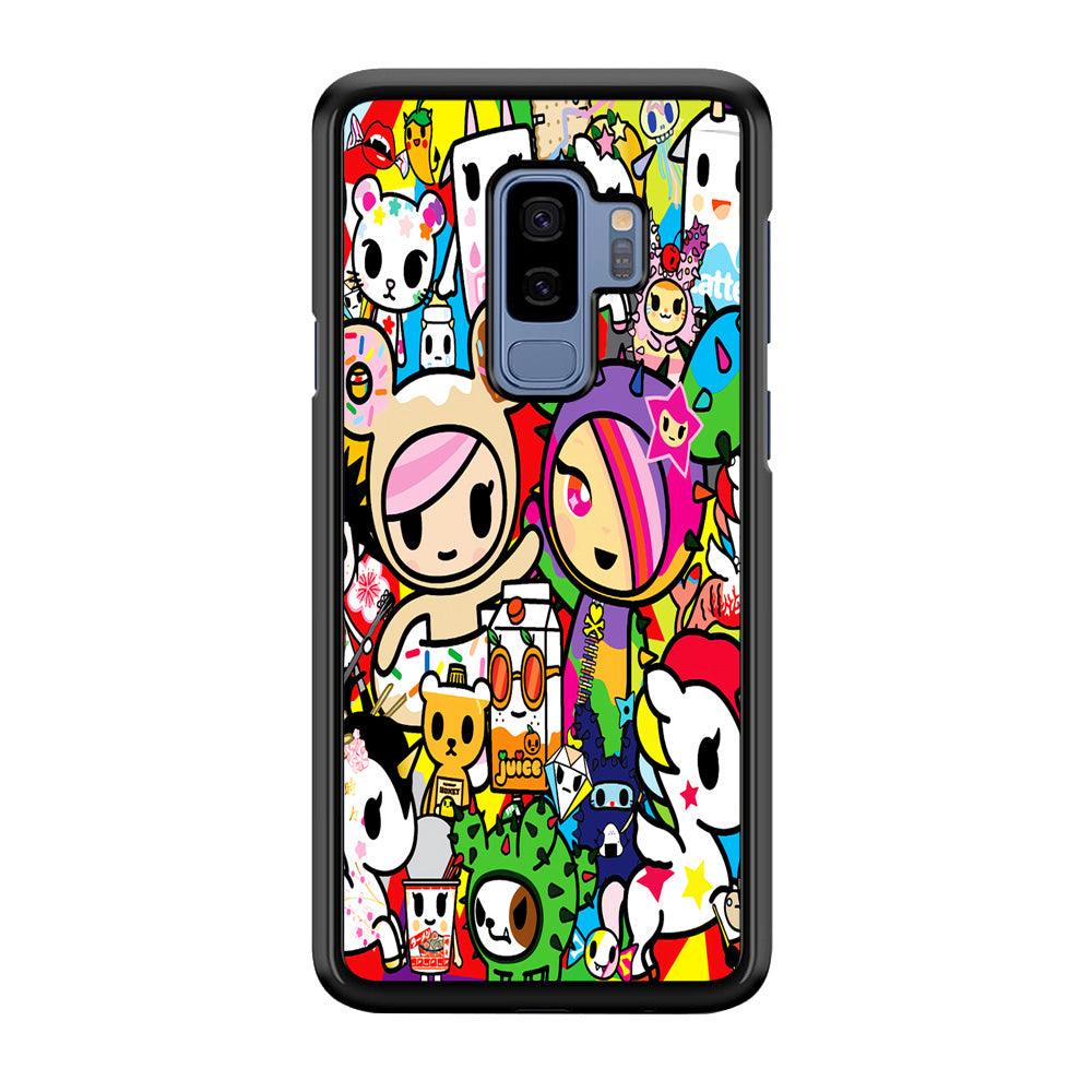 Tokidoki Doodle Cartoon Samsung Galaxy S9 Plus Case-Plastic / Full Wrap (3D Case)-Xtracase
