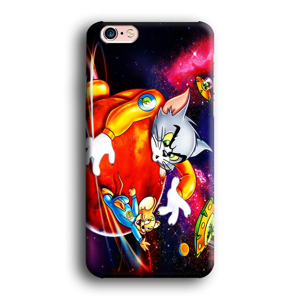 Tom and Jerry Space iPhone 6 Plus | 6s Plus Case-Plastic / Full Wrap (3D Case)-Xtracase