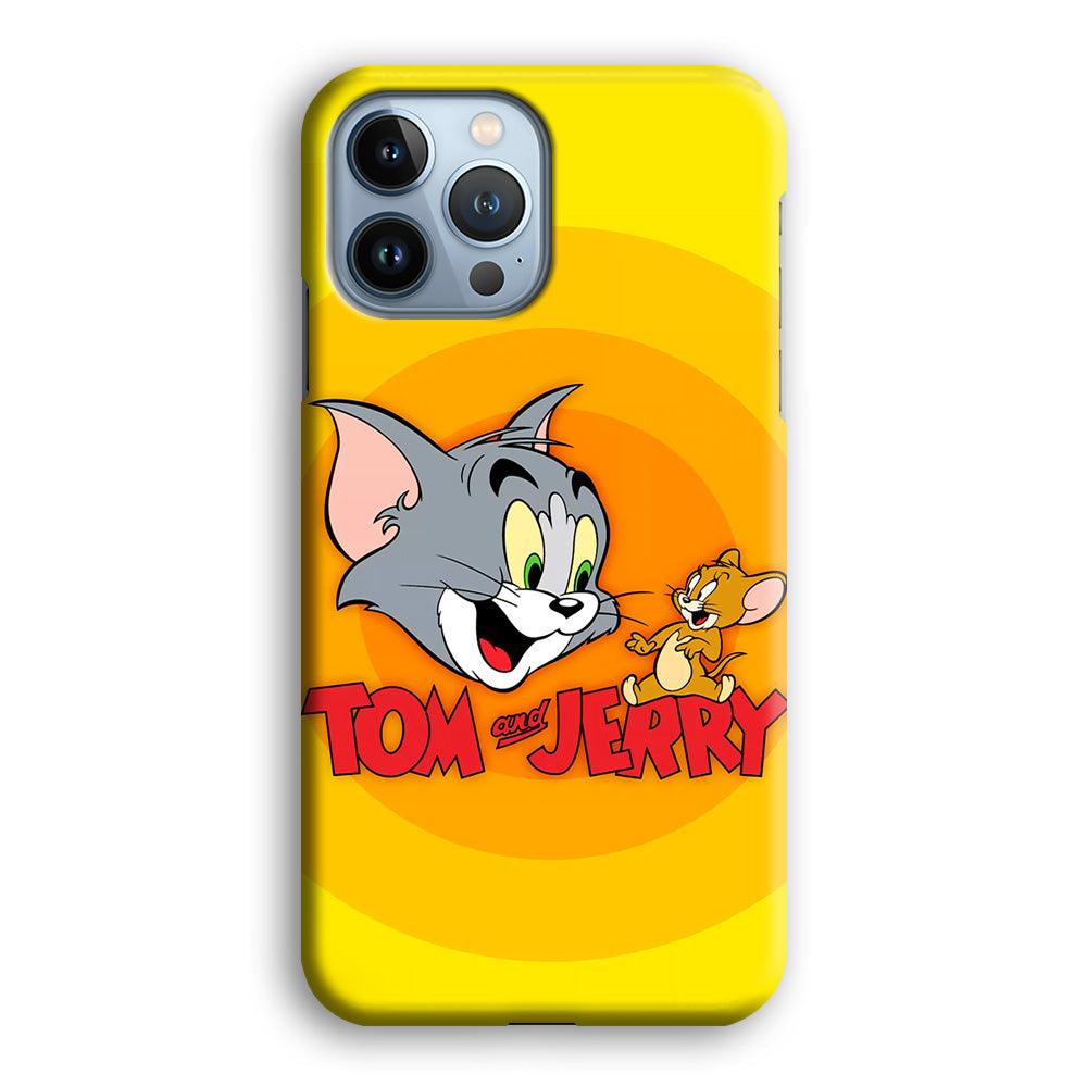Tom and Jerry Yellow iPhone 13 Pro Max Case-Plastic / Full Wrap (3D Case)-Xtracase